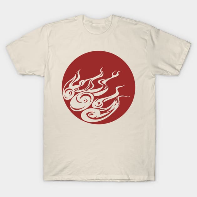 Okami Flames Alternative T-Shirt by JBPendragon